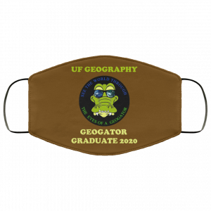 The UF Geography Seniors Geogator Graduate 2020 Face Mask 51