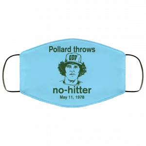 Pollard Throws No-Hitter May 11, 1978 Face Mask 28