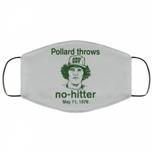 Pollard Throws No-Hitter May 11, 1978 Face Mask 41