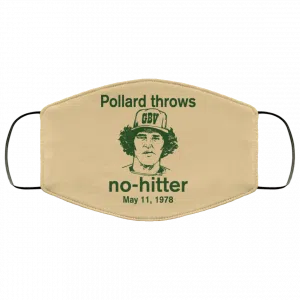 Pollard Throws No-Hitter May 11, 1978 Face Mask 42