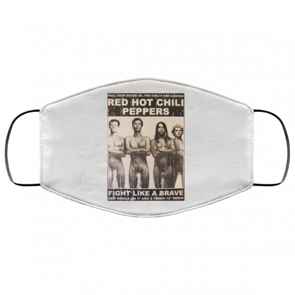 Red Hot Chili Peppers Fight Like A Brave Face Mask 3