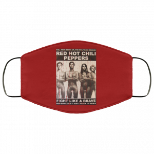 Red Hot Chili Peppers Fight Like A Brave Face Mask 31