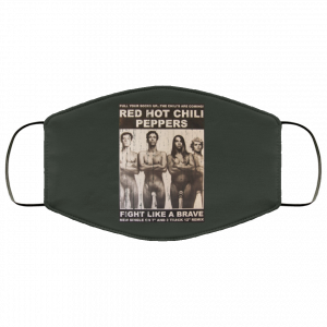 Red Hot Chili Peppers Fight Like A Brave Face Mask 34