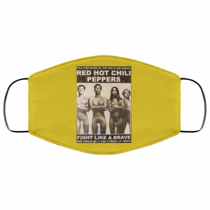 Red Hot Chili Peppers Fight Like A Brave Face Mask 40