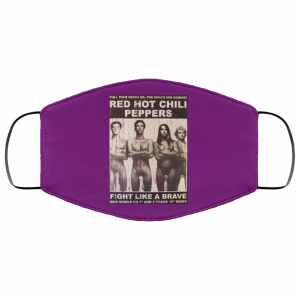 Red Hot Chili Peppers Fight Like A Brave Face Mask 43