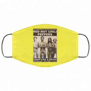 Red Hot Chili Peppers Fight Like A Brave Face Mask 51