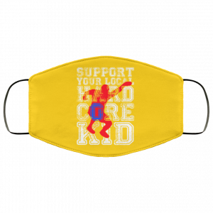 Support Your Local Hard Core Kid Face Mask 35