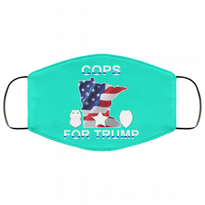 Cops For Donald Trump 2020 To President Face Mask 48