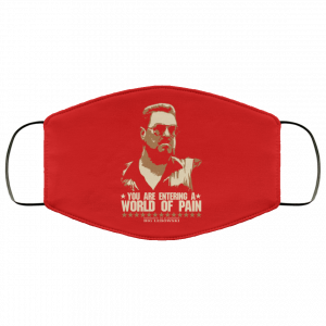 The Big Lebowski You Are Entering A World Of Pain Face Mask 44