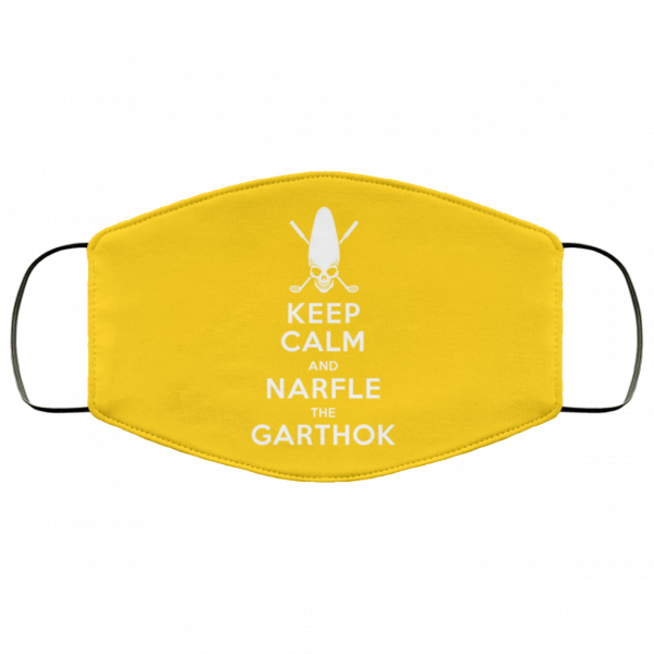 Keep Calm And Narfle The Garthok Face Mask Face Mask 4