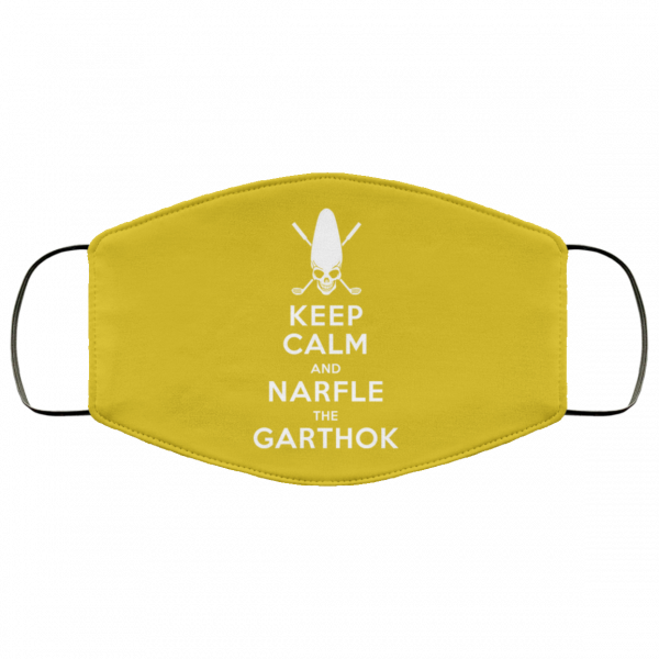 Keep Calm And Narfle The Garthok Face Mask Face Mask 16