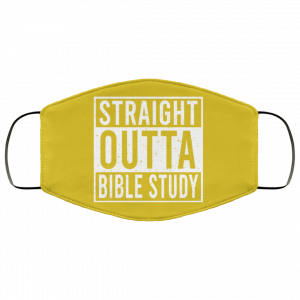 Straight Outta Bible Study Face Mask 33