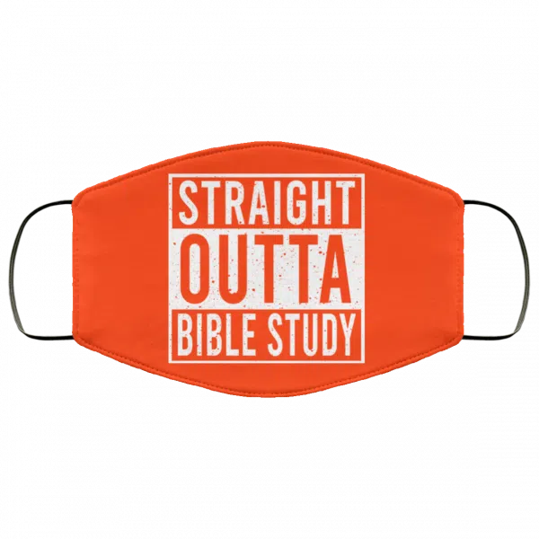 Straight Outta Bible Study Face Mask 10