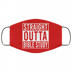 Straight Outta Bible Study Face Mask 37