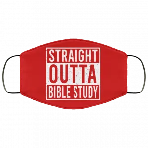 Straight Outta Bible Study Face Mask 37