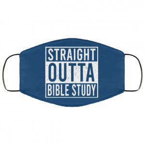 Straight Outta Bible Study Face Mask 38