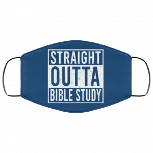 Straight Outta Bible Study Face Mask 38