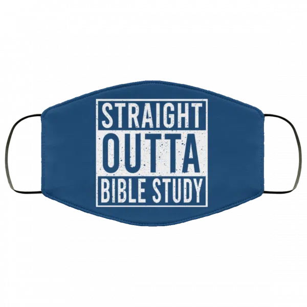Straight Outta Bible Study Face Mask 14