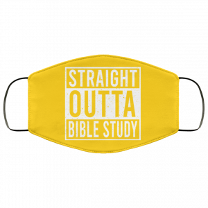 Straight Outta Bible Study Face Mask 40