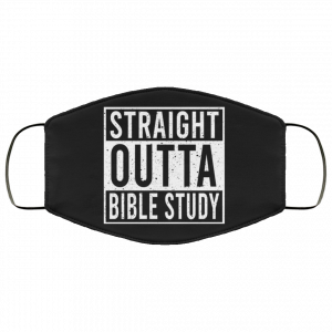Straight Outta Bible Study Face Mask 41