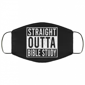 Straight Outta Bible Study Face Mask 41