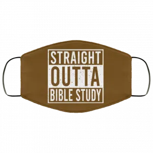 Straight Outta Bible Study Face Mask 42