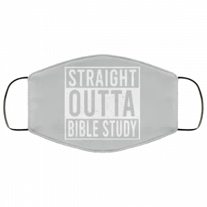 Straight Outta Bible Study Face Mask 43