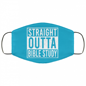 Straight Outta Bible Study Face Mask 46