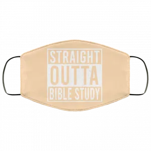 Straight Outta Bible Study Face Mask 47