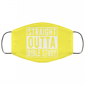 Straight Outta Bible Study Face Mask 48