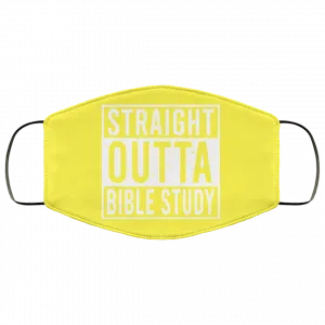 Straight Outta Bible Study Face Mask 48