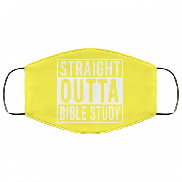 Straight Outta Bible Study Face Mask 24