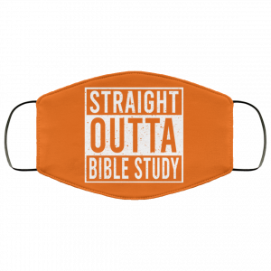 Straight Outta Bible Study Face Mask 50