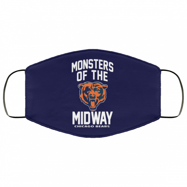 Monsters Of The Midway Chicago Bears Face Mask Face Mask 4
