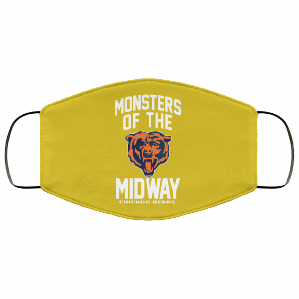 Monsters Of The Midway Chicago Bears Face Mask Face Mask 5