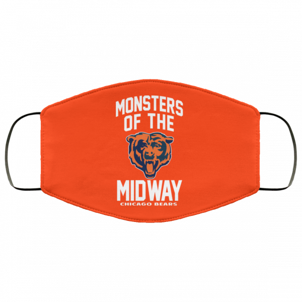 Monsters Of The Midway Chicago Bears Face Mask Face Mask 6