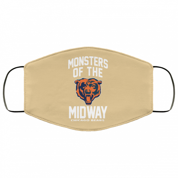 Monsters Of The Midway Chicago Bears Face Mask Face Mask 12