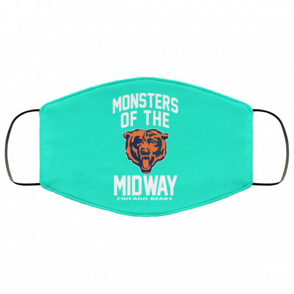 Monsters Of The Midway Chicago Bears Face Mask Face Mask 13