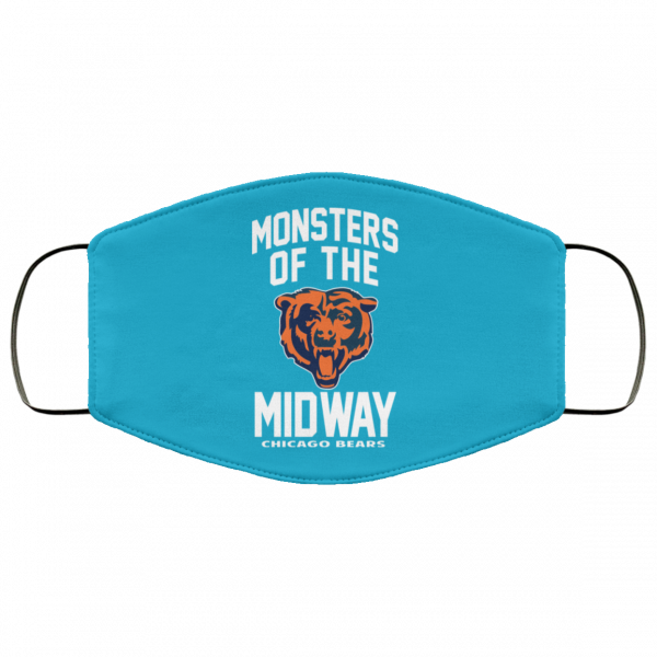 Monsters Of The Midway Chicago Bears Face Mask Face Mask 14