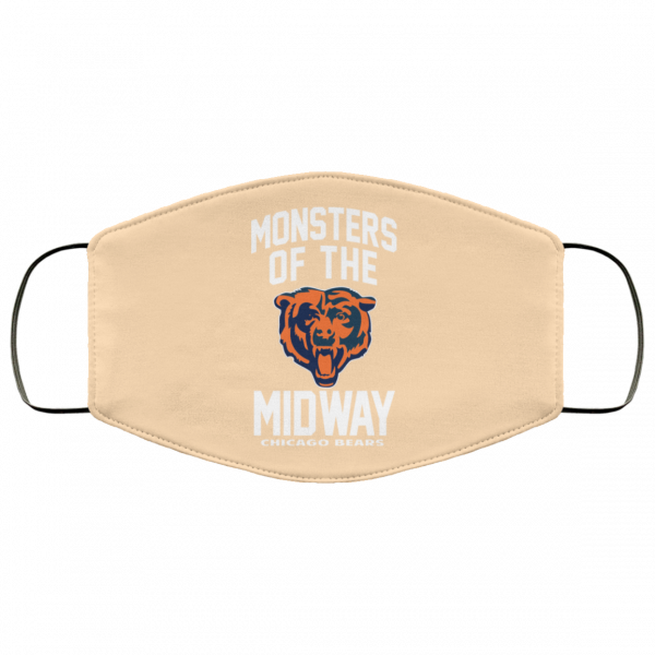 Monsters Of The Midway Chicago Bears Face Mask Face Mask 15