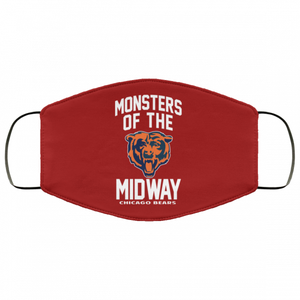 Monsters Of The Midway Chicago Bears Face Mask Face Mask 16