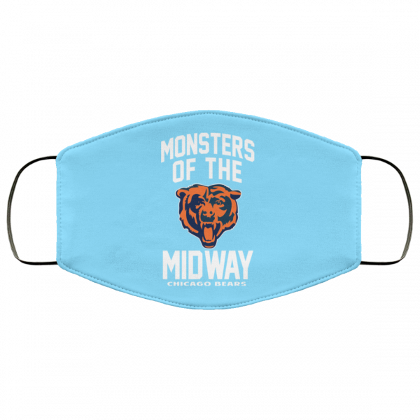 Monsters Of The Midway Chicago Bears Face Mask Face Mask 18