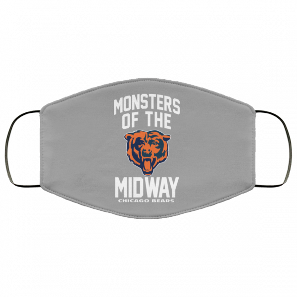 Monsters Of The Midway Chicago Bears Face Mask Face Mask 21