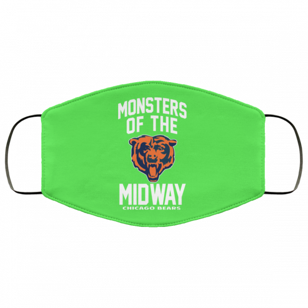 Monsters Of The Midway Chicago Bears Face Mask Face Mask 22
