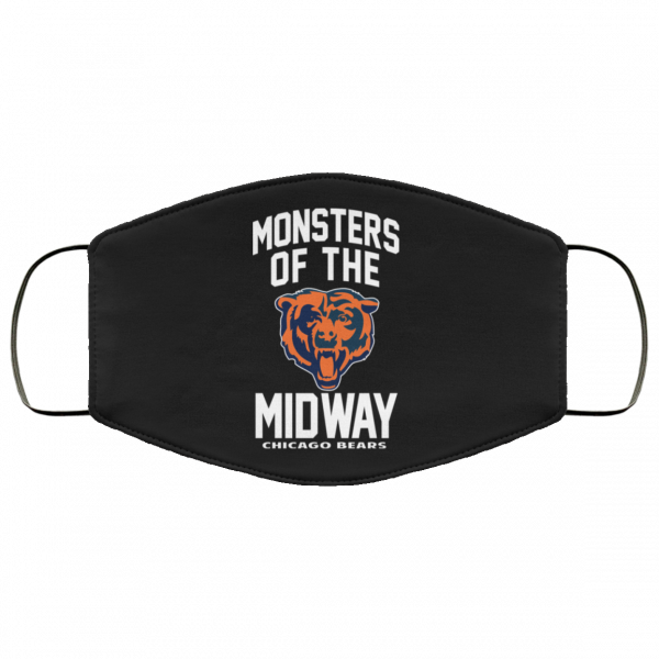Monsters Of The Midway Chicago Bears Face Mask Face Mask 25