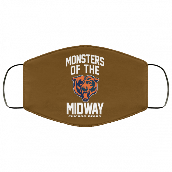 Monsters Of The Midway Chicago Bears Face Mask Face Mask 27