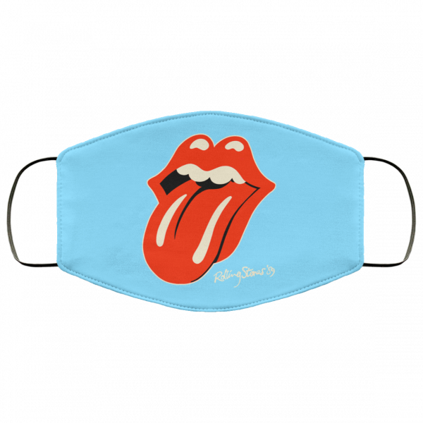 The Rolling Stones 1989 Tour Face Mask 3