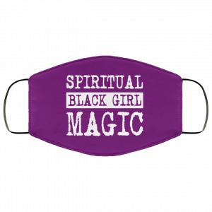 Spiritual Black Girl Magic Face Mask 36