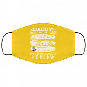 Daddy You Are As Brave As Ragnar As Wise As Odin As Strong As Thor Viking Dad Face Mask 28