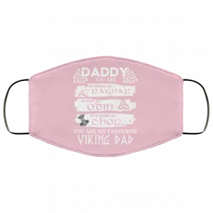 Daddy You Are As Brave As Ragnar As Wise As Odin As Strong As Thor Viking Dad Face Mask 42